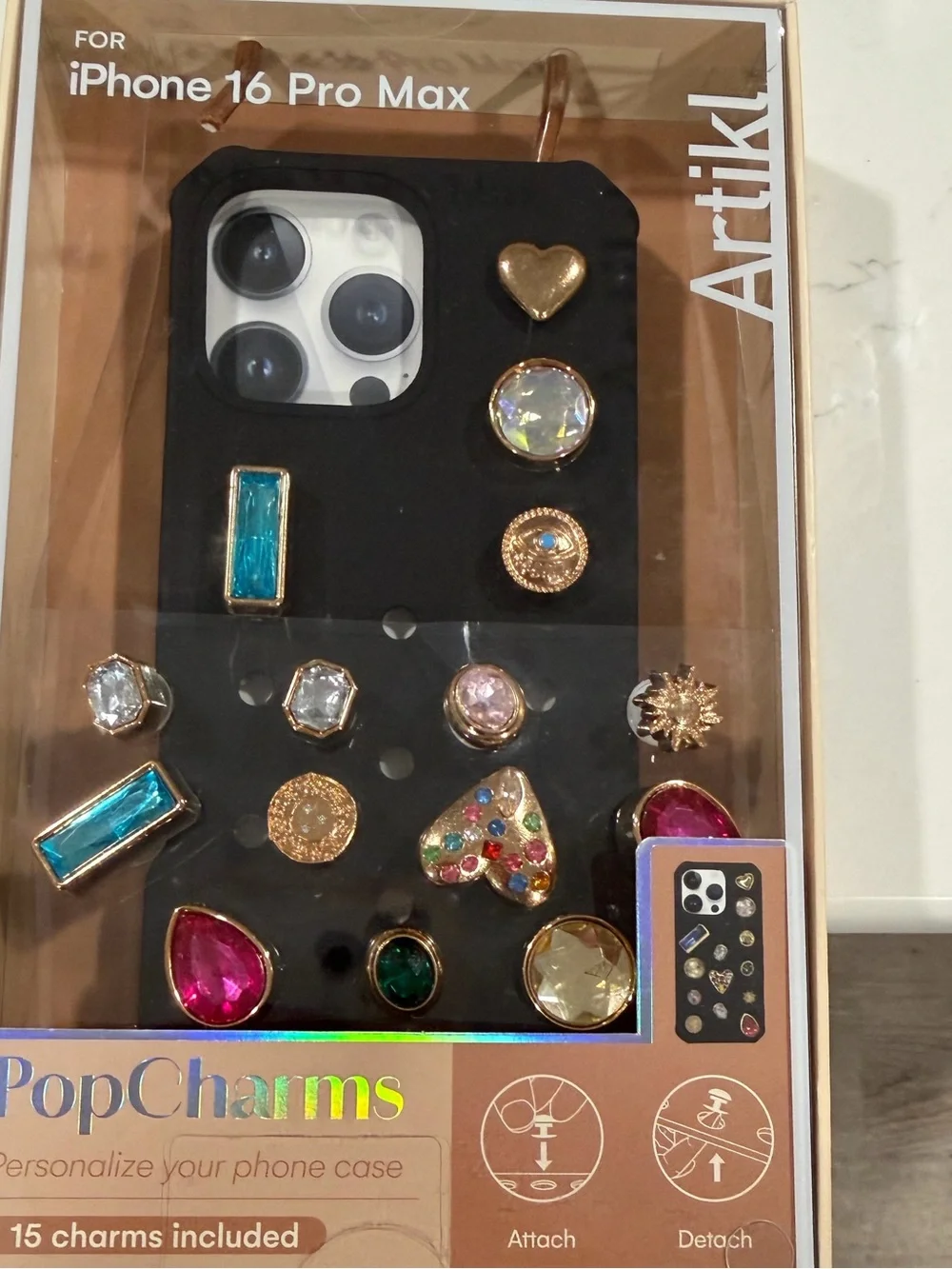 16 PRO MAX POP CHARM CASE
